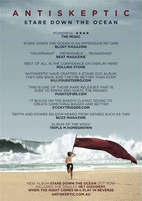 Antiskeptic poster for the Tours tour.